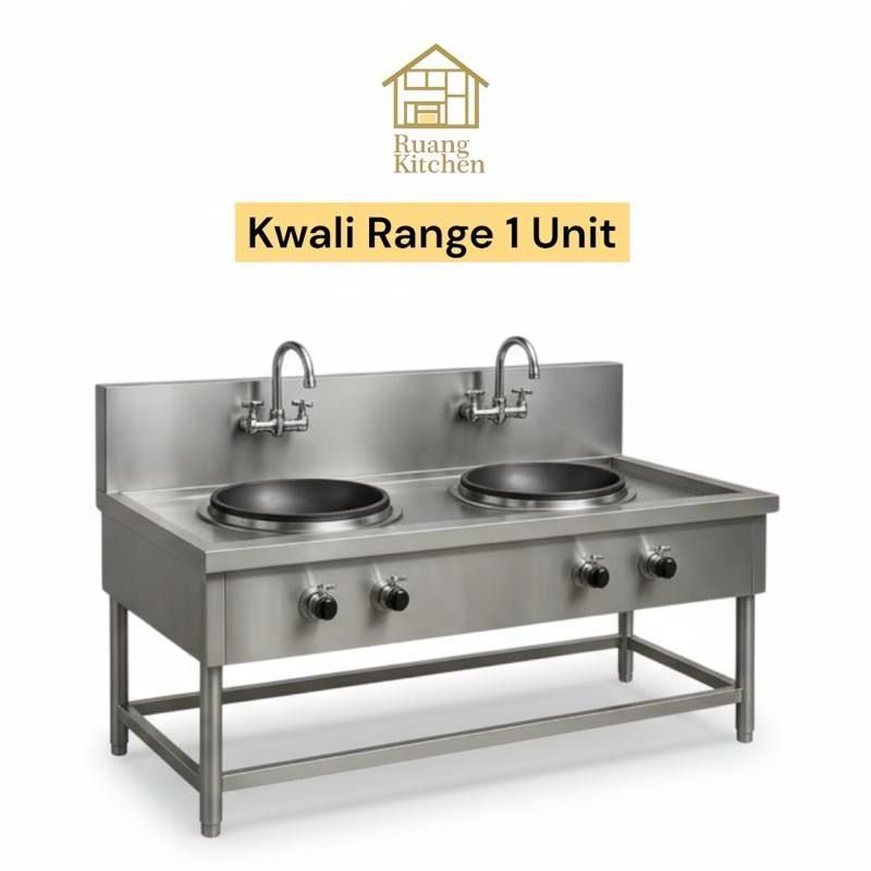 GAS KWALI RANGE 2 BUNNER HIGH PRESSURE